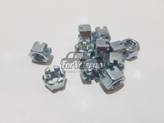 Matice korunková M8 ; ČSN 31 3212.2